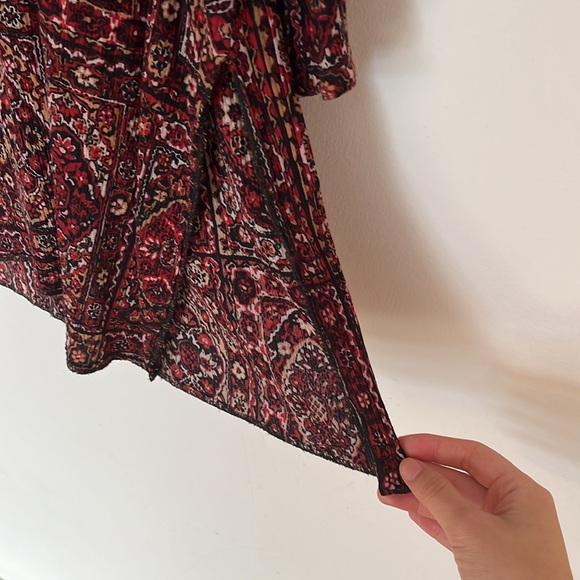 Sandra Angelozzi bohemian casual red dress - Picture 4 of 10